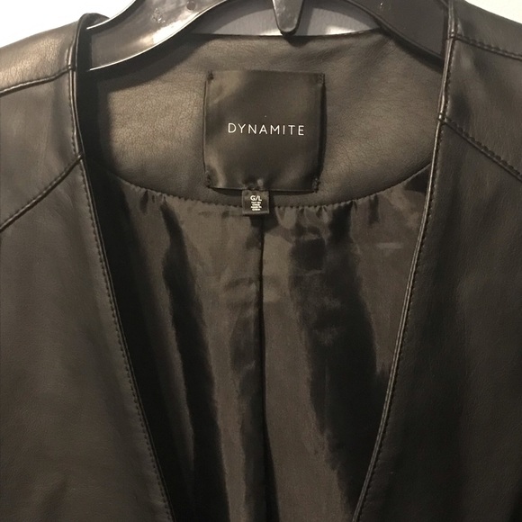 Leather like jacket..size large - Picture 4 of 13
